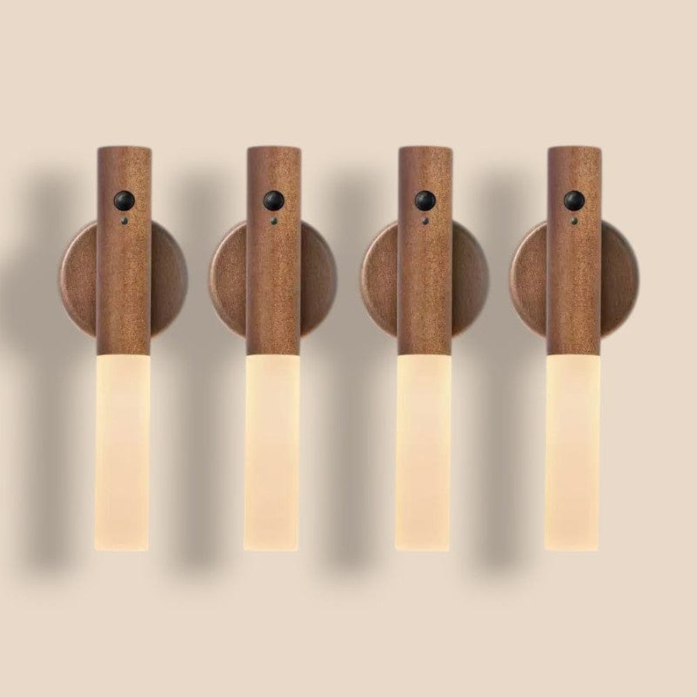 Noyer - 4 Pièces Lampe LED Murale (Lot de 2 à 4 Pièces) | maisondesluminaires