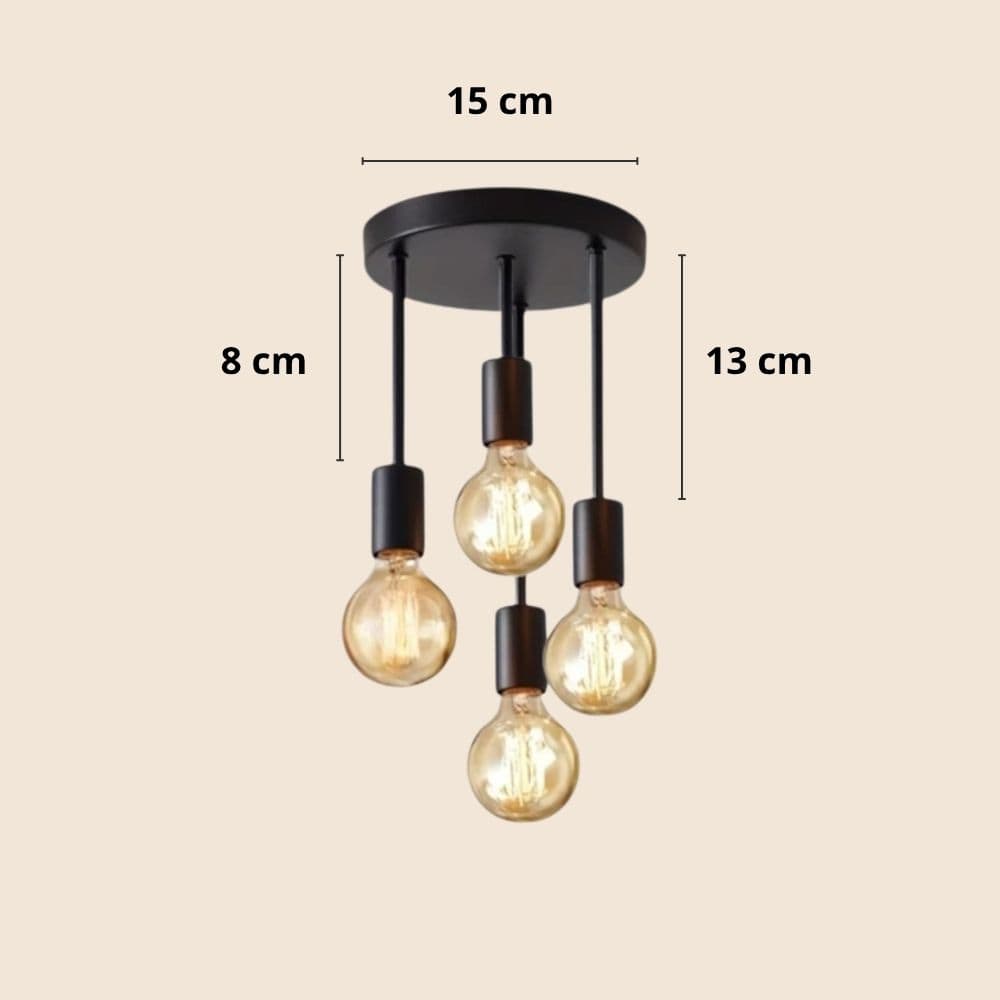 Plafonnier | Le Quattuor | maisondesluminaires