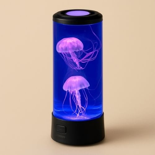 Lampe à Lave Avec Des Méduses | maisondesluminaires