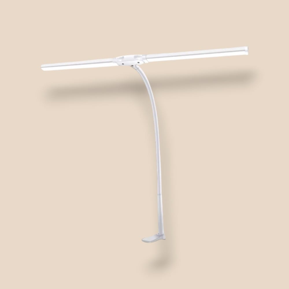Lampe De Bureau à Deux Diffuseurs De Lumière | maisondesluminaires