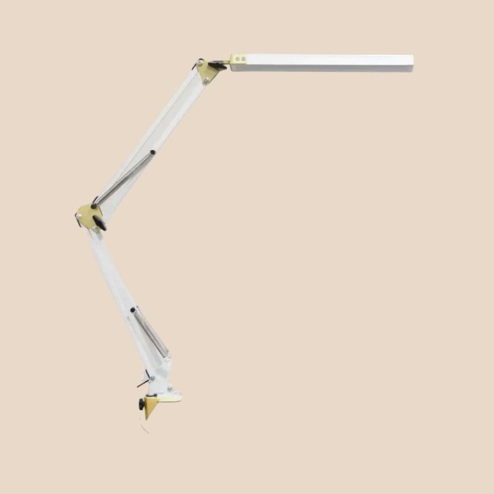 Long - Or et Blanc (740 mm x 326mm) Lampe de bureau Design à LED | maisondesluminaires