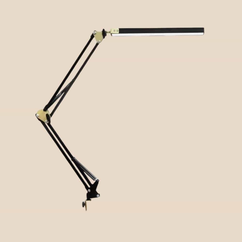 Long - Or et Noir (740 mm x 326mm) Lampe de bureau Design à LED | maisondesluminaires