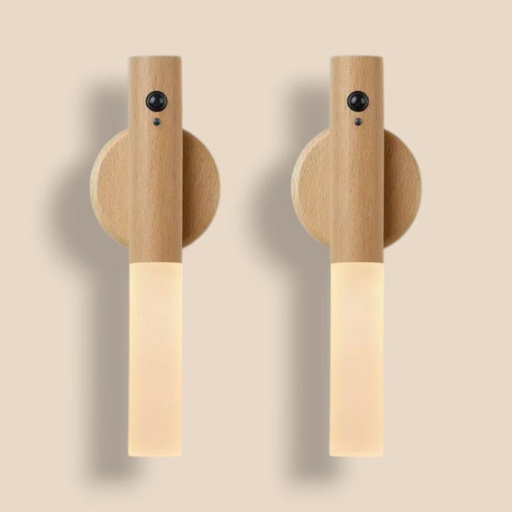 Chêne - 2 Pièces Lampe LED Murale (Lot de 2 à 4 Pièces) | maisondesluminaires