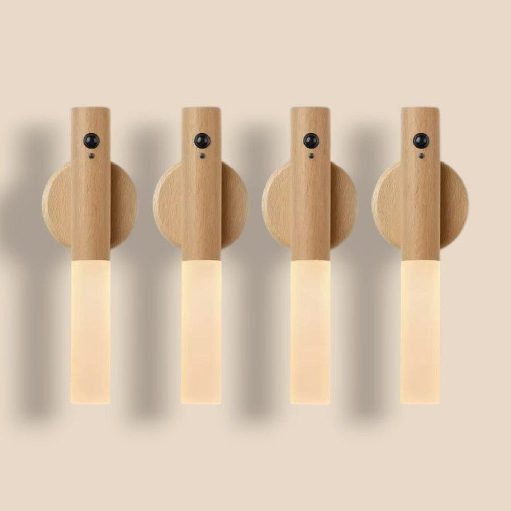 Chêne - 4 Pièces Lampe LED Murale (Lot de 2 à 4 Pièces) | maisondesluminaires