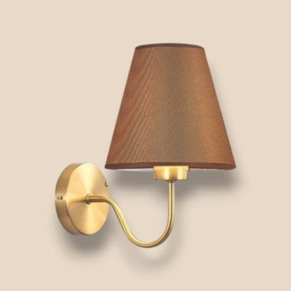 Marron - Jaune Lampe Murale Vintage | La Vie de Château | maisondesluminaires