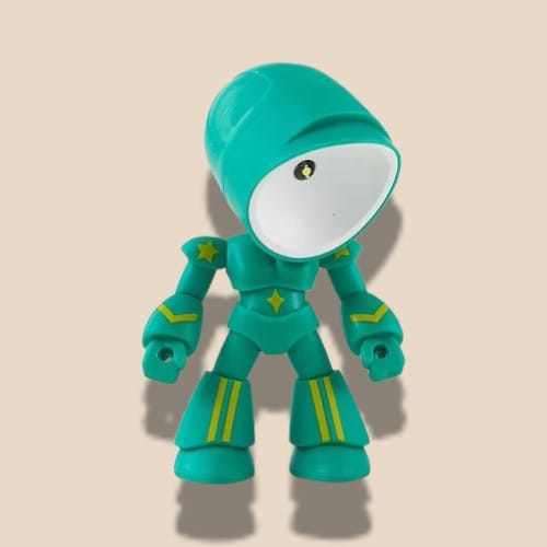 Mini Veilleuse En Forme De Robot | maisondesluminaires