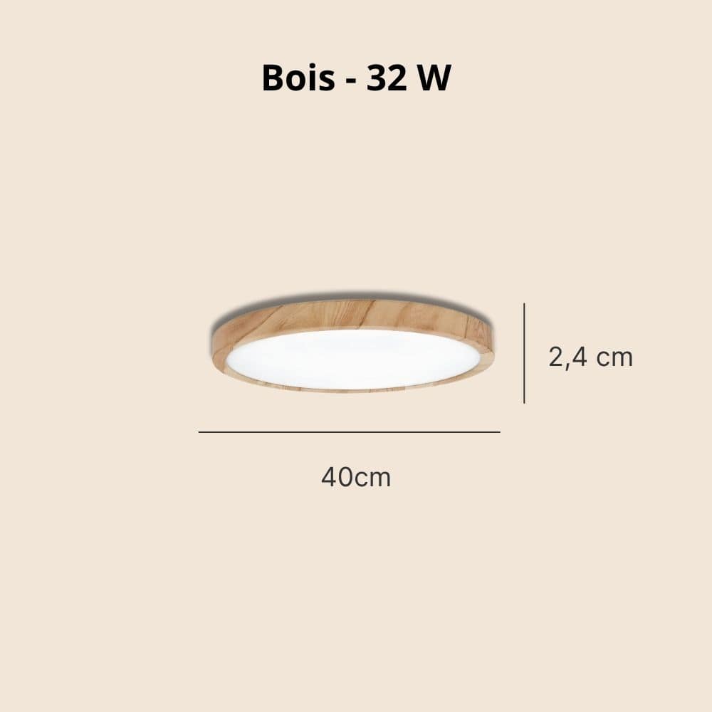 Plafonnier | Le Brillant (Bois) | maisondesluminaires