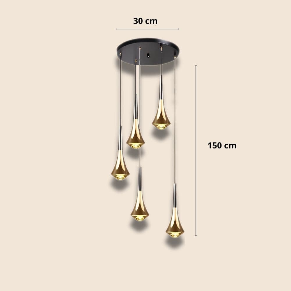 Plafonnier | Quinque De Sceptre | maisondesluminaires