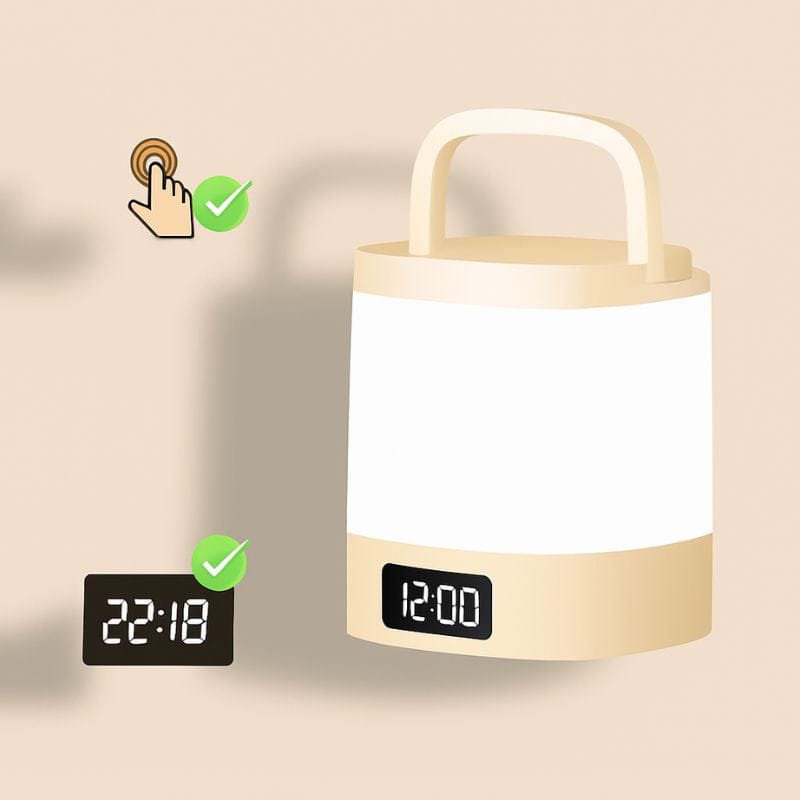 BLANC / Modèle 1 - 2 Options Veilleuse | Les 3 Modèles | maisondesluminaires