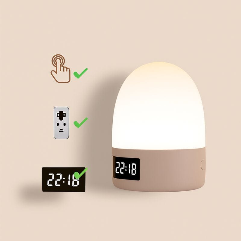 BLANC / Modèle 3 - 3 Options Veilleuse | Les 3 Modèles | maisondesluminaires